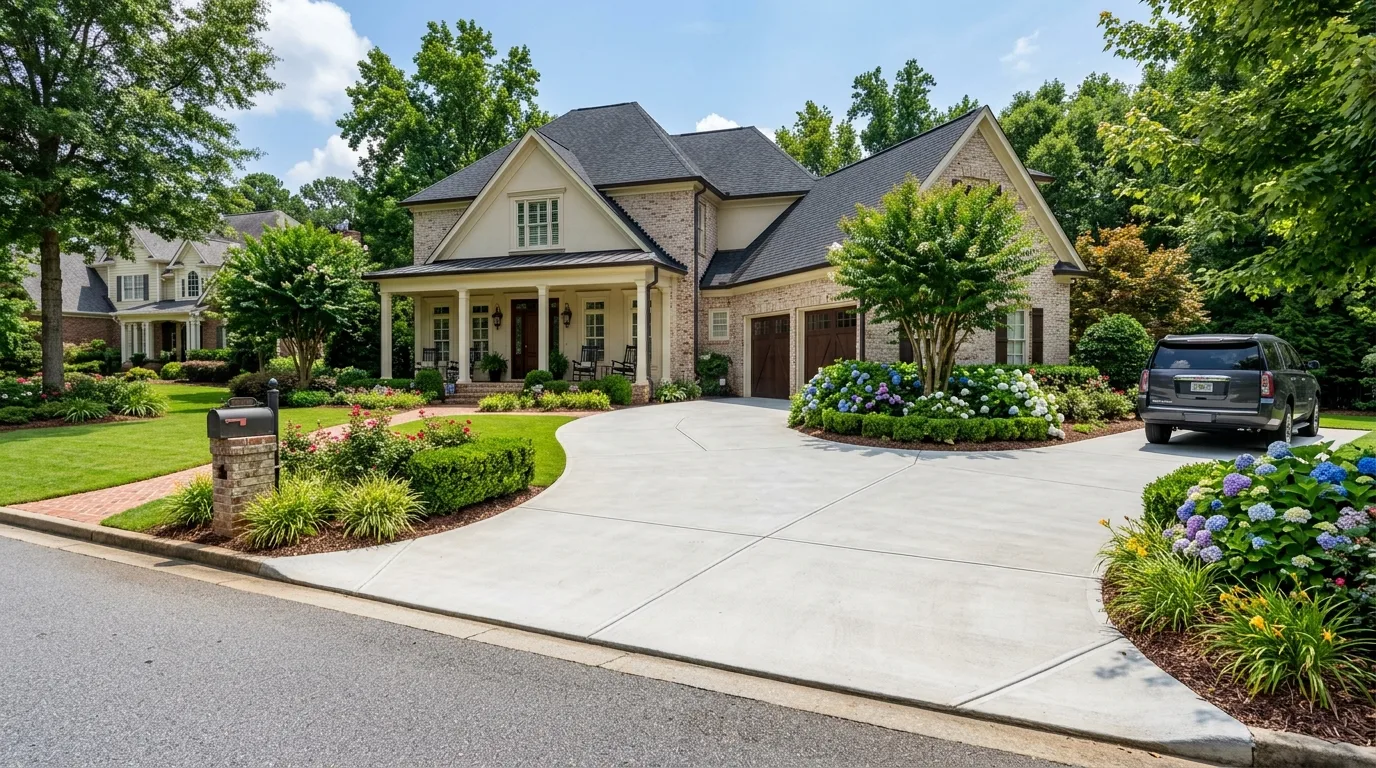 Concrete vs. Asphalt Driveway in Jersey Village, TX